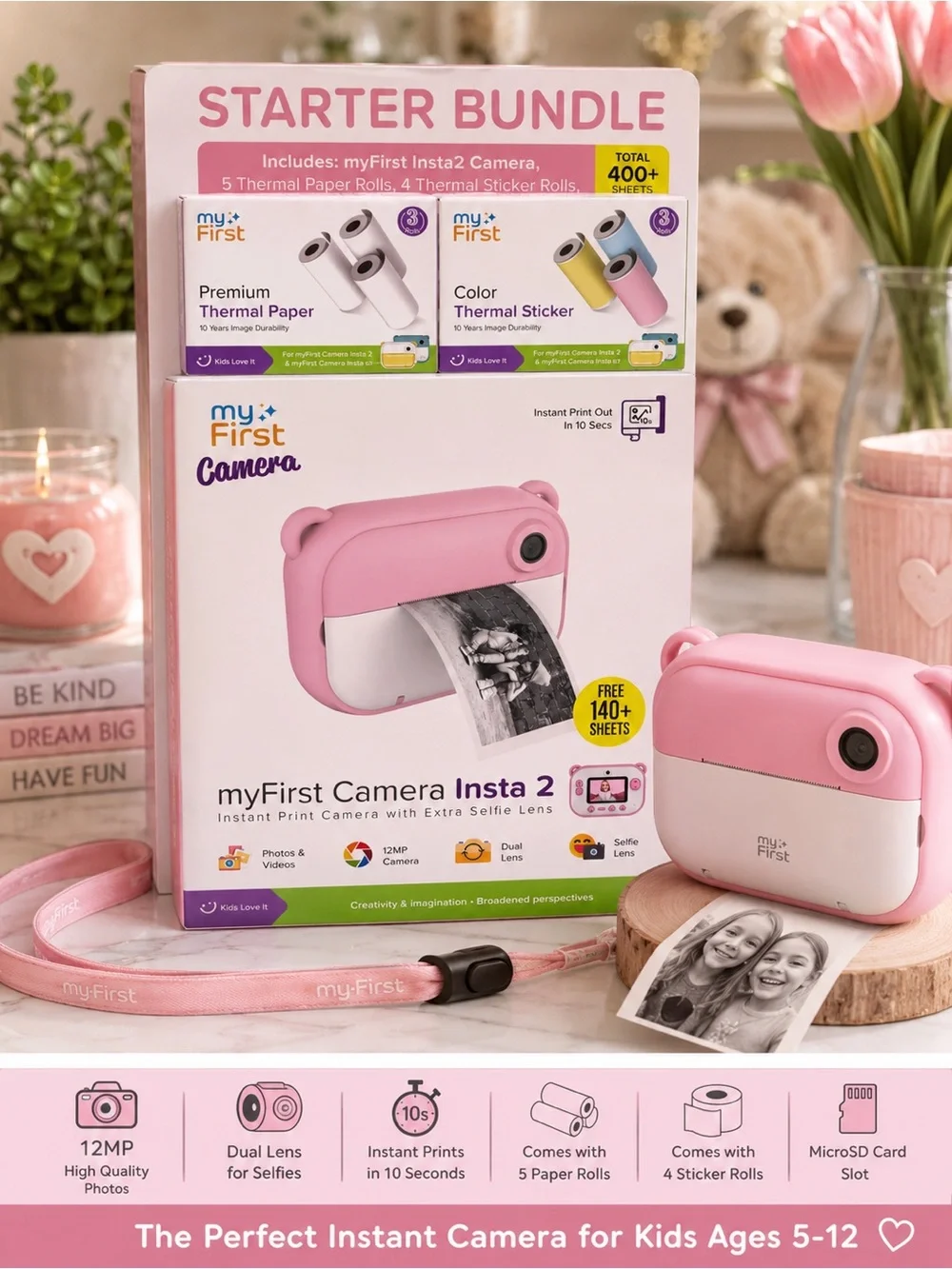 NIB myFirst Camera Insta 2 Kids Insta Print Camera